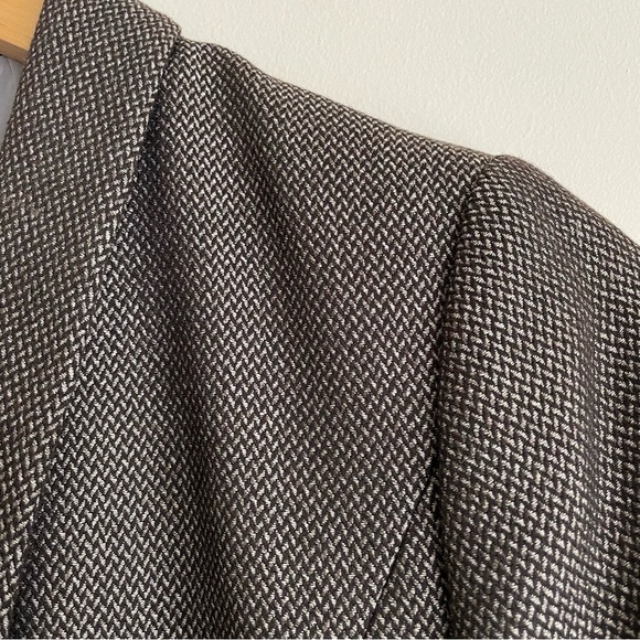 Ann Taylor Herringbone Blazer NWOT Size 8 Petite - Picture 4 of 12